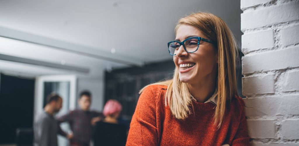 decorative photo - smiling woman